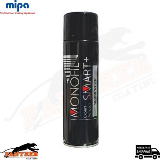 MONOFIL SMART+ 1K EXPERT GLOSS WHITE FINISH PAINT ACRYLIC SPRAY Aerosol (500ML)