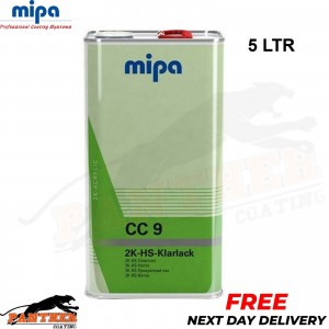 MIPA CC9 HS PREMIUM KLARLACK CLEARCOAT LACQUER 5LTR CAR PAINT- Next Day Delivery