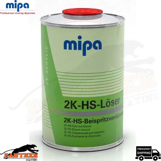 MIPA 2K HS LOSER BLENDING THINNER 1LTR 294010000 PREMIUM FADE OUT THINNER