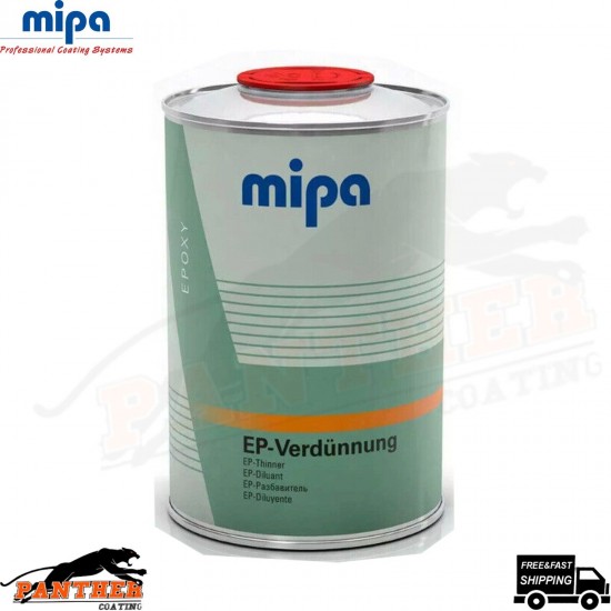 MIPA EP GRUNDIERFILLER EPOXY THINNER REDUCER 1LTR - 272110000- Next Day Delivery