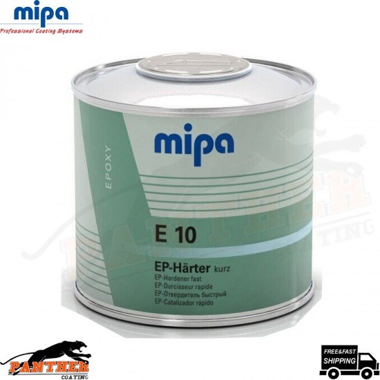 MIPA E10 FAST EP EPOXY HARDENER 500ML - FOR EP GRUNDIERFILLER EPOXY PRIMER