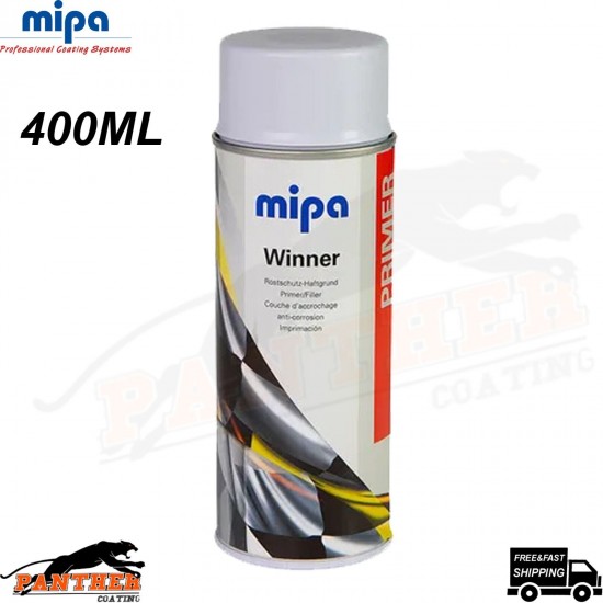 MIPA MAWPG WINNER PRIMER GREY SPRAY PAINT AEROSOL - 400ML