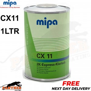 MIPA CX11 EXPRESS KLARLACK CLEARCOAT LACQUER 1LTR SMART REPAIR - FAST DELIVERY