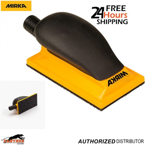 Mirka Yellow Premium Sanding Block 70x125mm Dust-Free 13-Hole