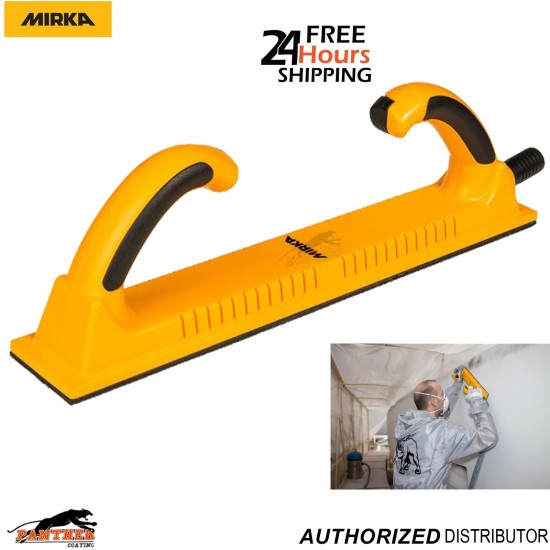 Mirka Rigid File Board 70 x 400mm – Ergonomic Yellow Dot Design Long Bed