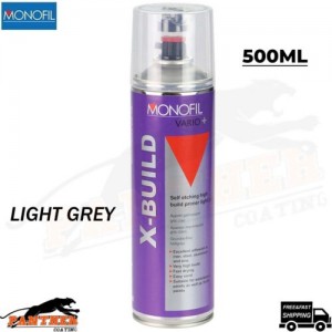 MONOFIL VARIO+ X BUILD SELF ETCH PRIMER FILLER LIGHT GREY SPRAY Aerosol 500ml