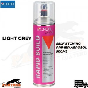 MONOFIL VARIO+ RAPID BUILD SELF ETCHING PRIMER LIGHT GREY Aerosol 500ml