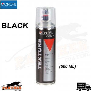 MONOFIL VARIO+ TEXTURE COATING BLACK BUMPER PAINT Aerosol 500ml