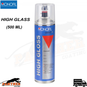 1x MONOFIL VARIO+ HIGH GLOSS CLEARCOAT FINISH LACQUER SPRAY CLEAR Aerosol 500ml
