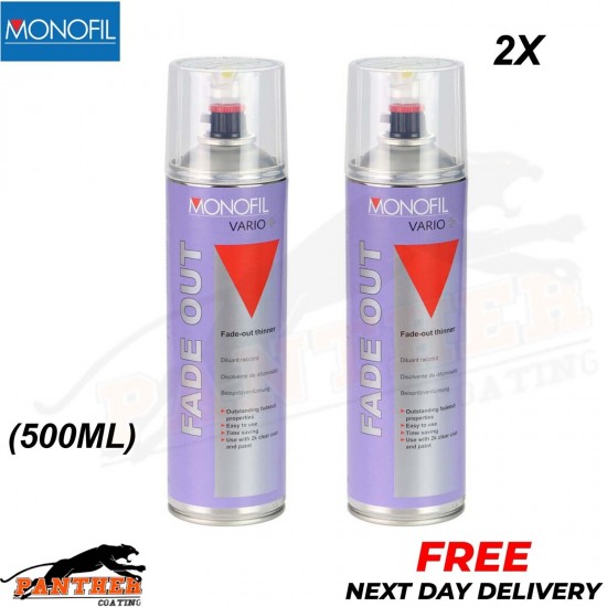 2x MONOFIL VARIO+ FADE OUT THINNER SPRAY Aerosol 500ml