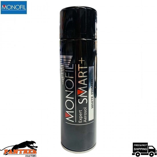 1 x MONOFIL SMART+ 1K EXPERT ACRYLIC WHITE PRIMER FILLER SPRAY Aerosol 500ml