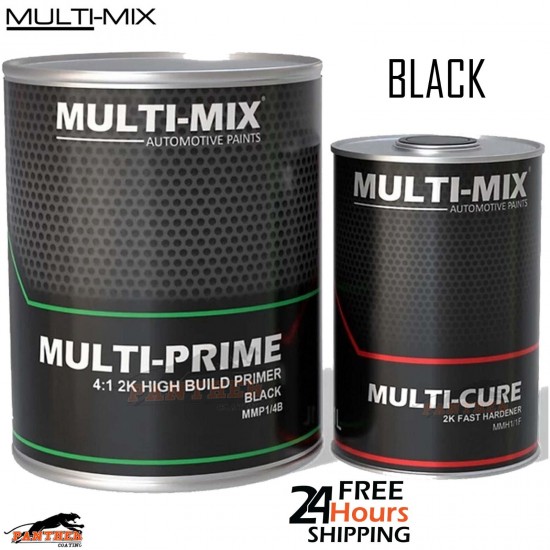Multi-Prime 2K Black Primer Kit – Multi-Mix High Build 5L + Fast Hardener