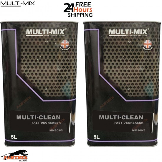 2X Multi-Mix Fast Degreaser 5L – Multi Clean Panel Wipe for Auto Refinishing