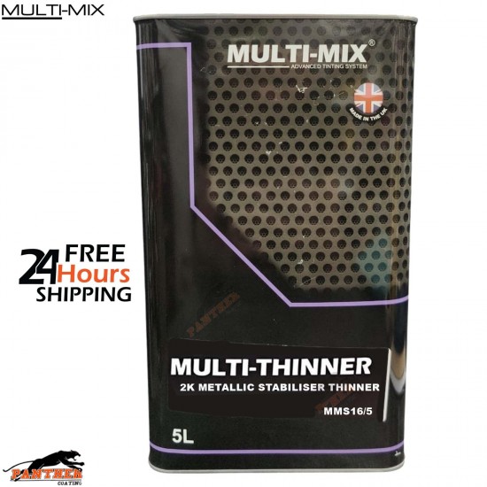 Multi-Mix 2K Basecoat Thinner – 5L Multi-Thinner for Professional Use