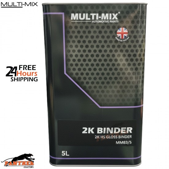 MultiMix 2K HS Gloss Binder 5 Litre MMB3/5 Professional Car Paint Binder