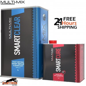 Multi-Mix Smart-Clear 7.5L 2K Lacquer Kit – Fast Drying Professional Clearcoat