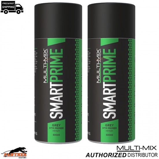 2x SMART-PRIME DTM HB Primer 500ml High Build Multimix Car Paint Primer