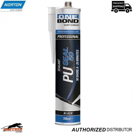 Norton 310ml OneBond PU Seal 50 – Black Automotive Bond & Seal