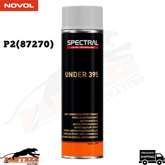 Novol Spectral UNDER 395 Epoxy Primer 500ml Aerosol Colour: Light Grey