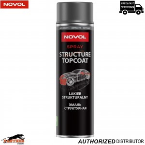 Novol Structure Topcoat 500ml Anthracite Grey - Textured Bumper Spray