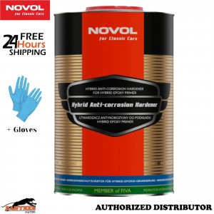 NOVOL 0.7L Hybrid Epoxy Hardener Anti Corrosion Classic Car Restoration + Gloves