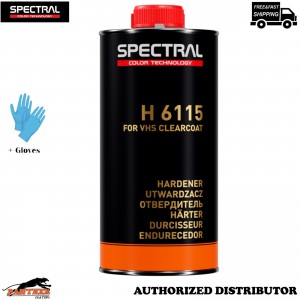 NOVOL SPECTRAL H6115 Standard Hardener 500ml 2K Paint Activator + Gloves