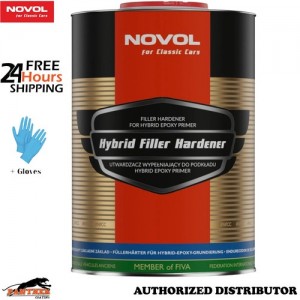 Novol Classic Car Hybrid Filler Hardener 700ml Epoxy Primer Hardener + Gloves