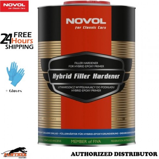 Novol Classic Car Hybrid Filler Hardener 700ml Epoxy Primer Hardener + Gloves