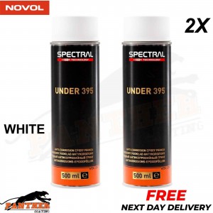 2x NOVOL SPECTRAL UNDER 395 EPOXY PRIMER AEROSOL 500ML - WHITE