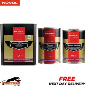 NOVOL CLASSIC CAR - PREMIUM CSR CLEARCOAT KIT WITH THINNERS 4.34L