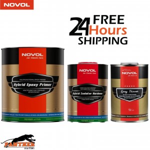 NOVOL FOR CLASSIC CAR HYBRID EPOXY PRIMER WITH ISOLATOR HARDENER + THINNER