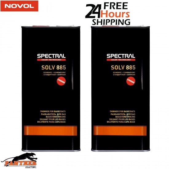 2 x Novol SPECTRAL SOLV 855 STANDARD 5L Acrylic Thinner