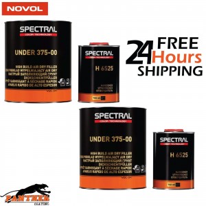 2 x NOVOL SPECTRAL UNDER 375-00 P3 GREY 3.5LT KIT - AIR DRY HIGH BUILD PRIMER