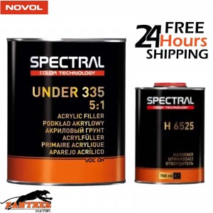 NOVOL SPECTRAL UNDER 335 5:1 ACRYLIC FILLER PRIMER & H6525 KIT 4.2L - P3 GREY