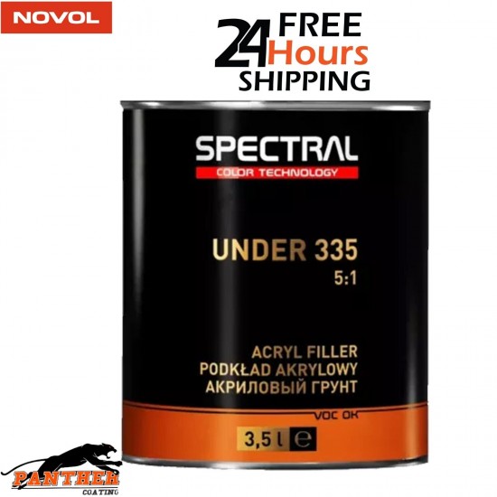 NOVOL SPECTRAL UNDER 335 5:1 PRIMER 3.5L P3 GREY - HIGH BUILD 2K CAR