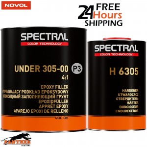 Novol Spectral UNDER 305-00 P3 GREY EPOXY FILLER with H 6305 3.5L KIT