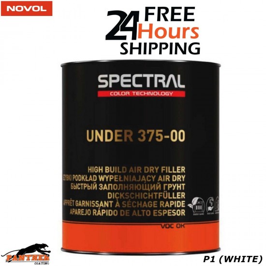 SPECTRAL UNDER 375-00 HIGH BUILD AIR DRY PRIMER - P1 WHITE 2.8L