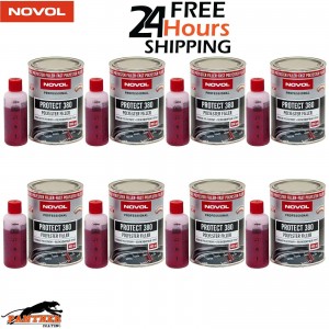 8X NOVOL PROTECT 380 POLYESTER SPRAY FILLER PRIMER KIT WITH 0.8L HARDENER