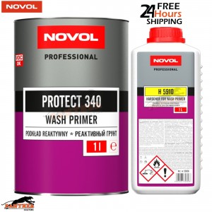 Novol Protect 340 2K Reactive Wash Primer 2L + H5910 Hardener – Anti Corrosion