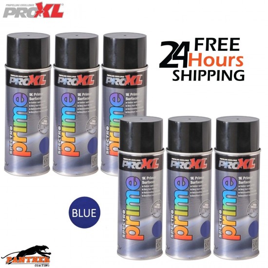 6 X PROXL SPECTRO PRIME AEROSOL 400ML - BLUE -PRO XL SPOT ETCH