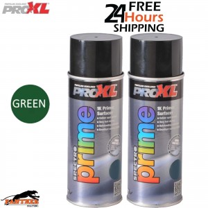 2 X PROXL SPECTRO PRIME AEROSOL 400ML - GREEN -PRO XL SPOT ETCH