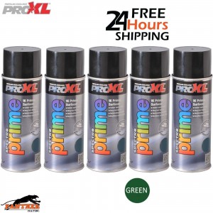 5 X PROXL SPECTRO PRIME AEROSOL 400ML - GREEN -PRO XL SPOT ETCH