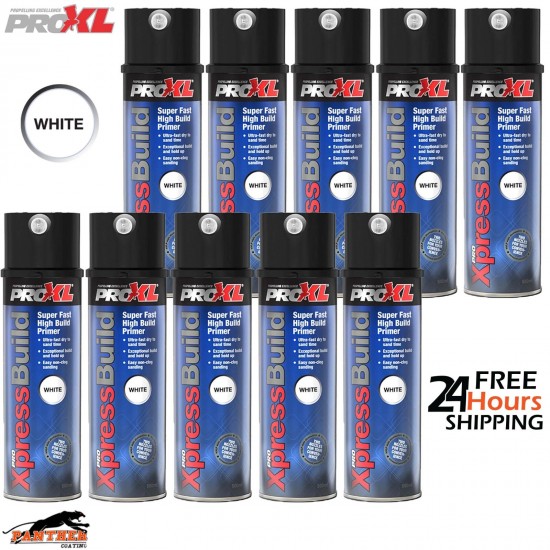 10X ProXL XpressBuild White Primer – 500ml High Build Automotive Aerosol