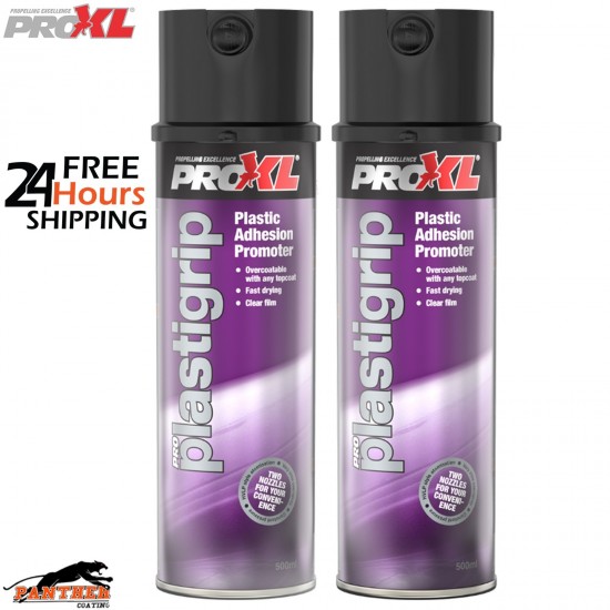2x ProXL PlastiGrip 500ml Plastic Primer – Professional Car Paint Adhesion