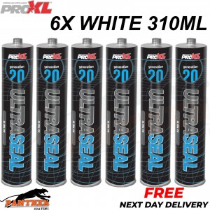 6X PROXL GENERATION 20 ULTRA PU SEALER WHITE (310ML) Car Body Sealer