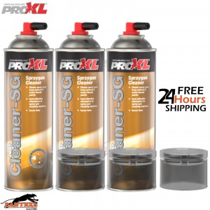 3x ProXL ProCLEANERSG Spray Gun Cleaner 500ml Aerosol – Professional Car Paint