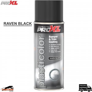 ProXL 1K Plasticolor Raven Black 400ml -Automotive Plastic Trim & Bumper Coating
