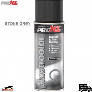 ProXL 1K Plastic Bumper & Trim Paint 400ml Stone Grey – Flexible Coating Spray