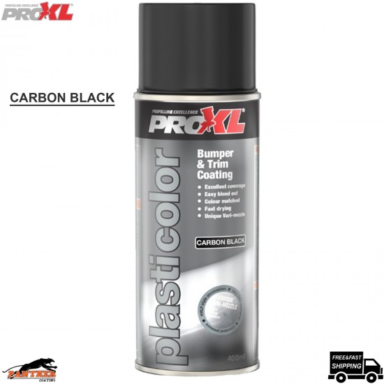 ProXL Plasticolor Carbon Black 400ml – Flexible Bumper & Trim Aerosol