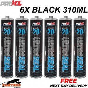 6X PROXL GENERATION 20 ULTRA PU SEALER BLACK (310ML) Car Body Sealer